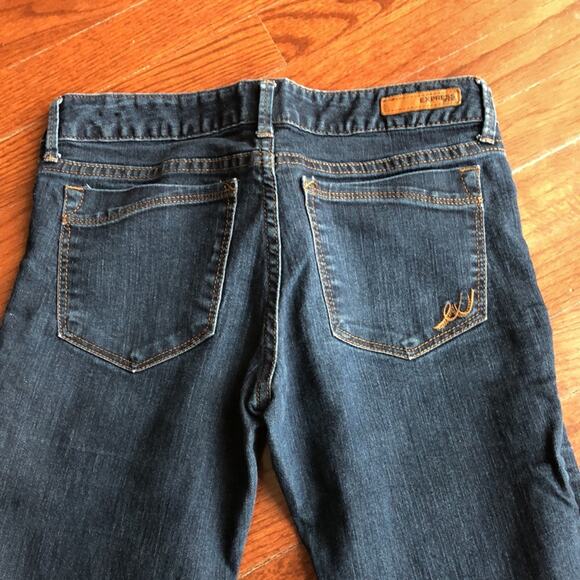 EXPRESS JEANS Dark Blue Stella Low Rise Legging - Picture 3 of 6